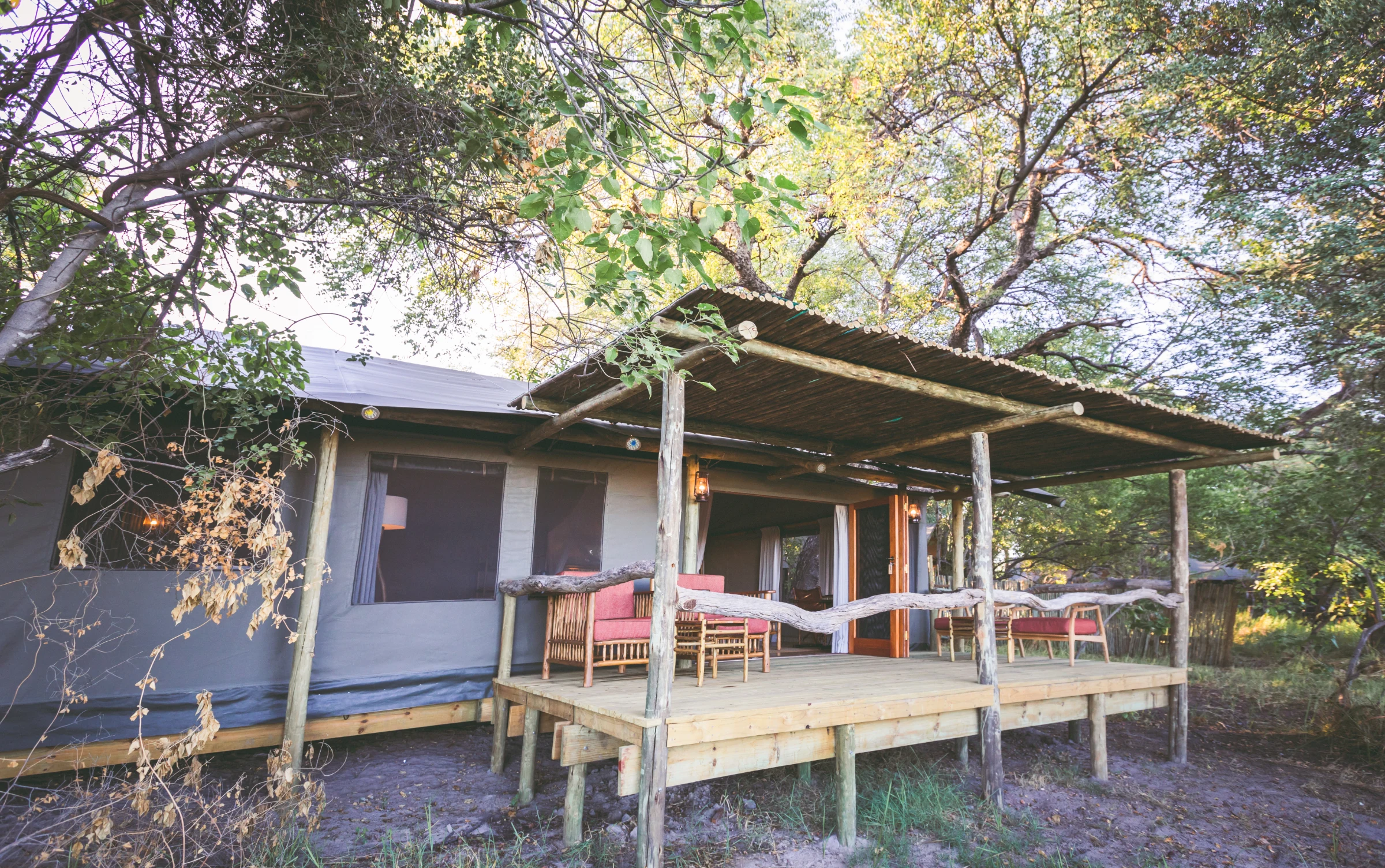Family Tent at Camp Xakanaxa in Moremi Game Reserve, Botswana