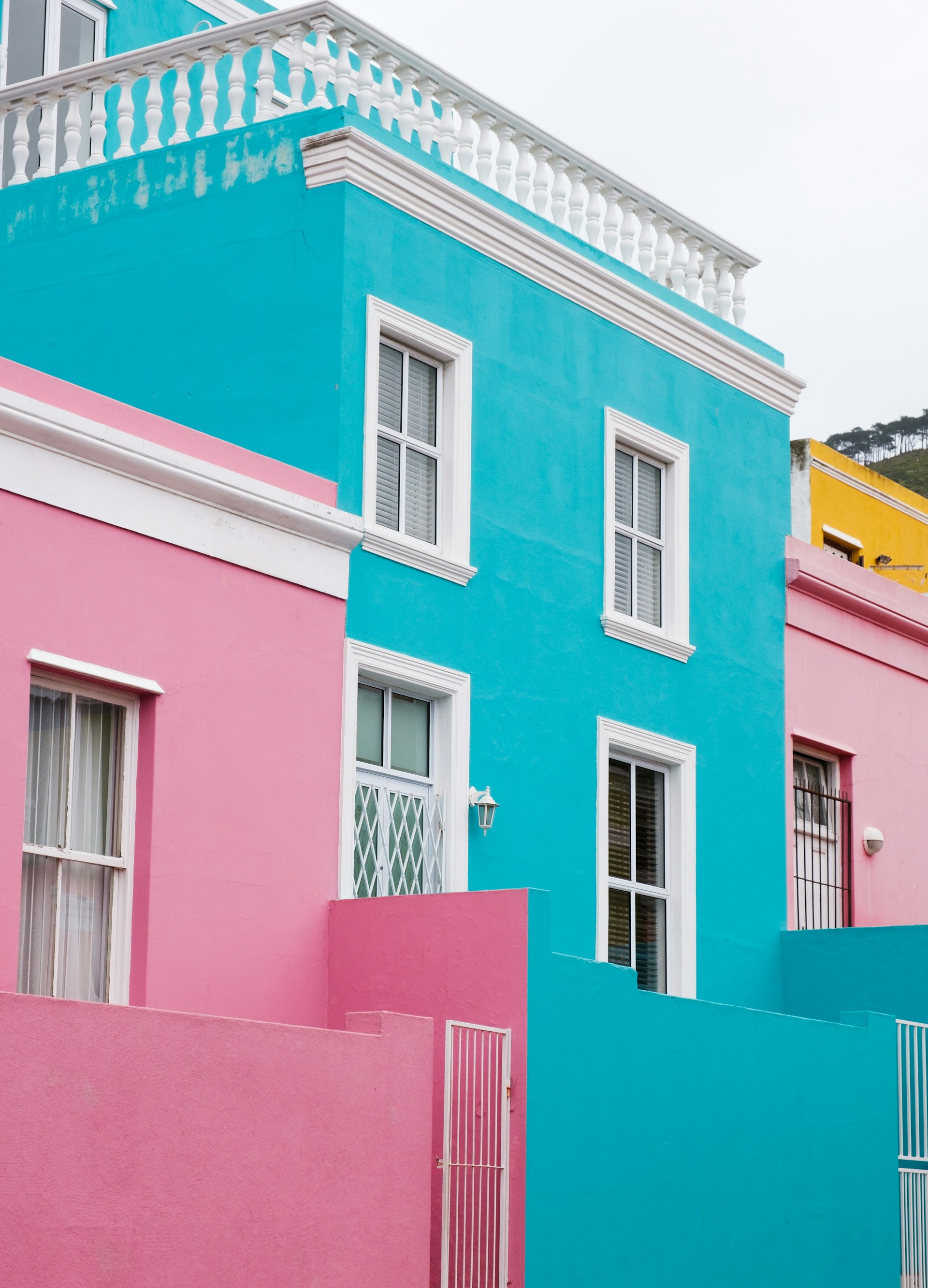 Colourful houses in Bo-Kaap, Cape Town